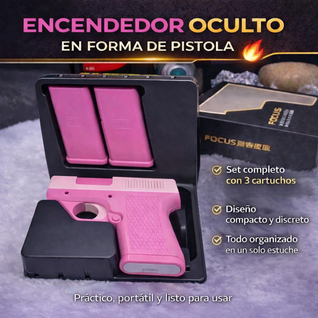 Looktwice™ Multifunction Lighter Gun with Cigarette Holder